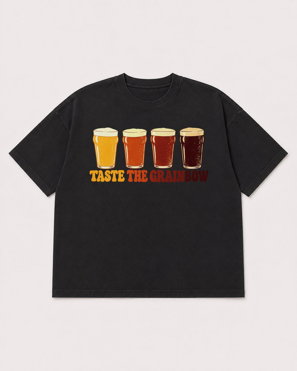 Mockup Boxy Heavyweight Tee Black product