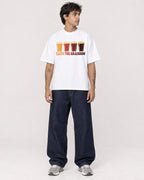 Mockup Boxy Heavyweight Tee White male full-body 06