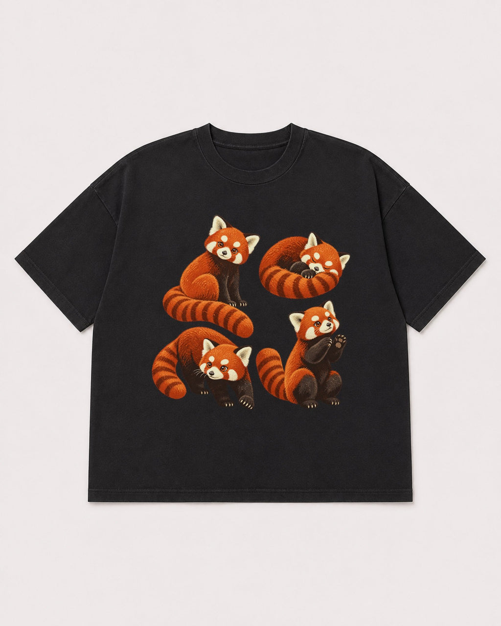 Mockup Boxy Heavyweight Tee Black product
