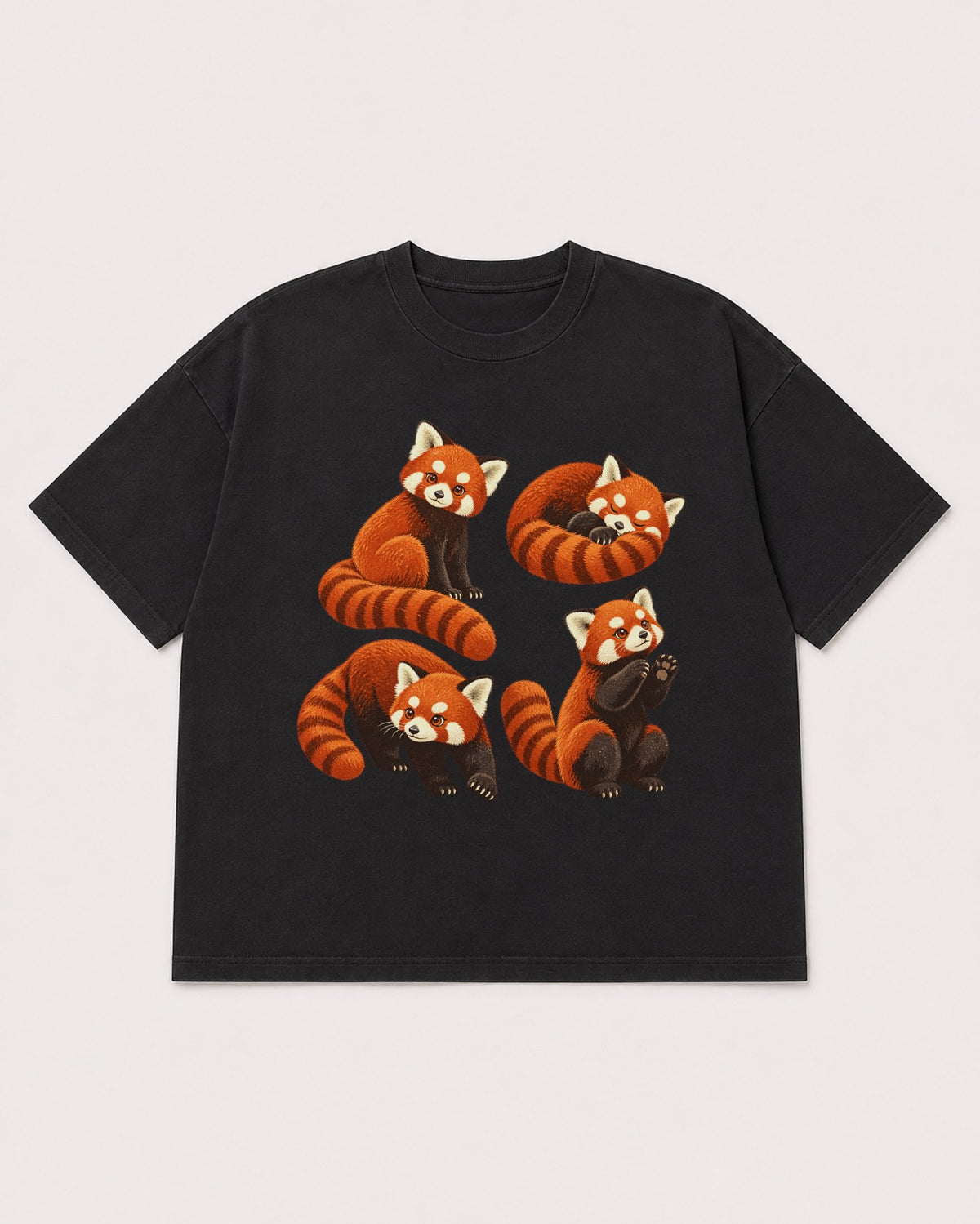 Mockup Boxy Heavyweight Tee Black product