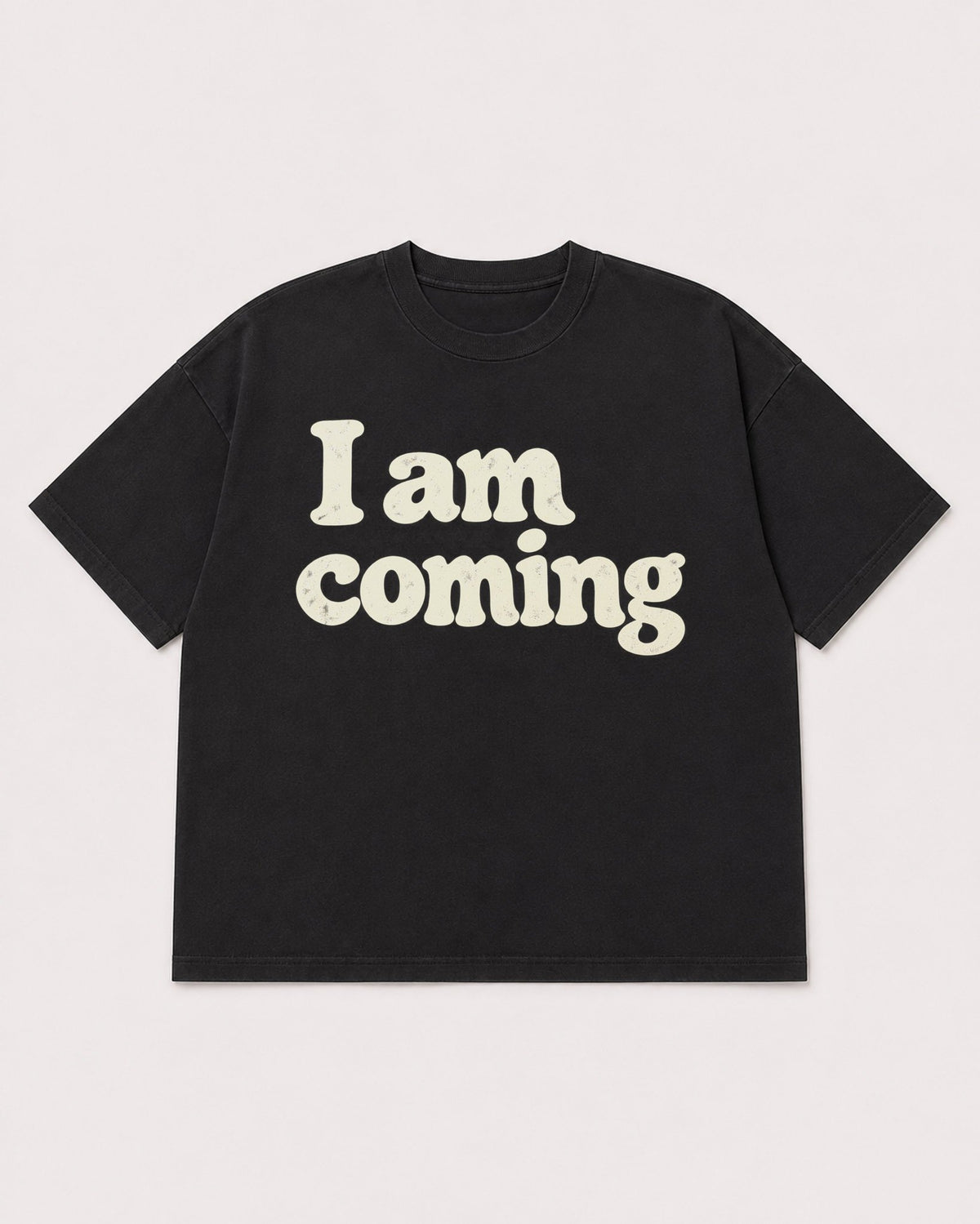Mockup Boxy Heavyweight Tee Black product
