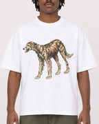 Mockup Boxy Heavyweight Tee White male close-up 04