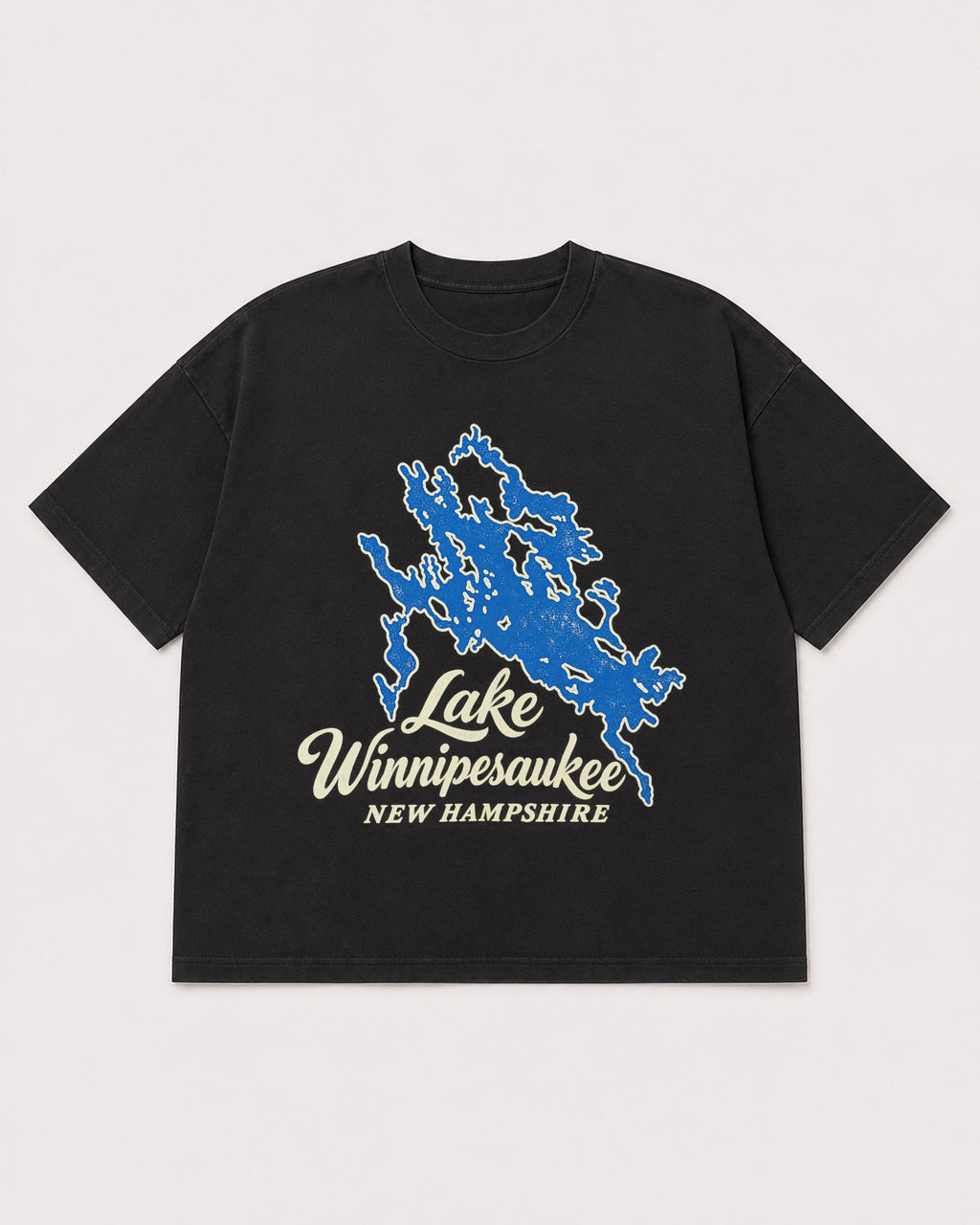 Mockup Boxy Heavyweight Tee Black product
