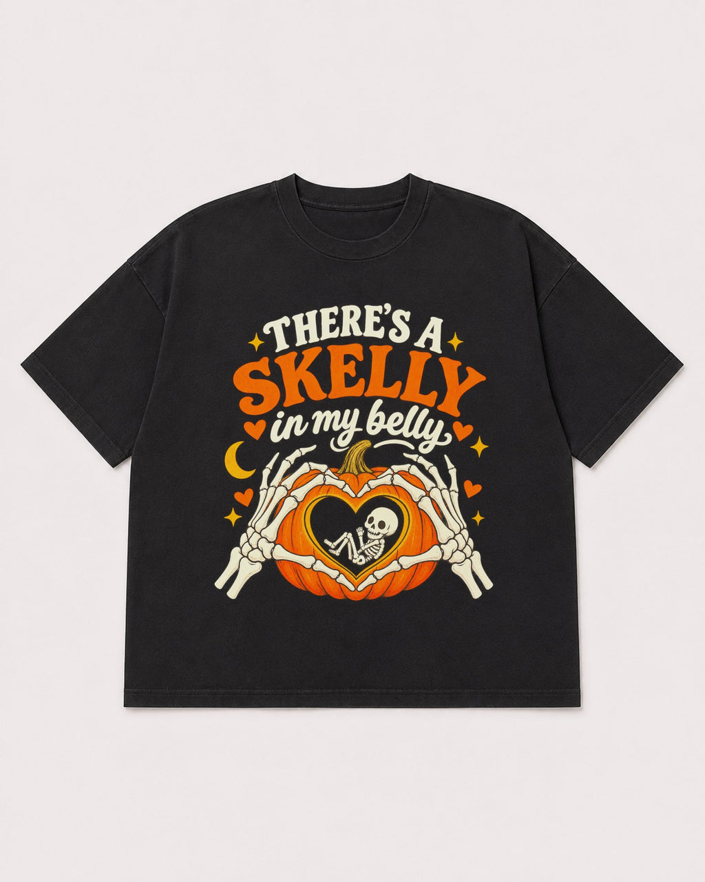 Mockup Boxy Heavyweight Tee Black product