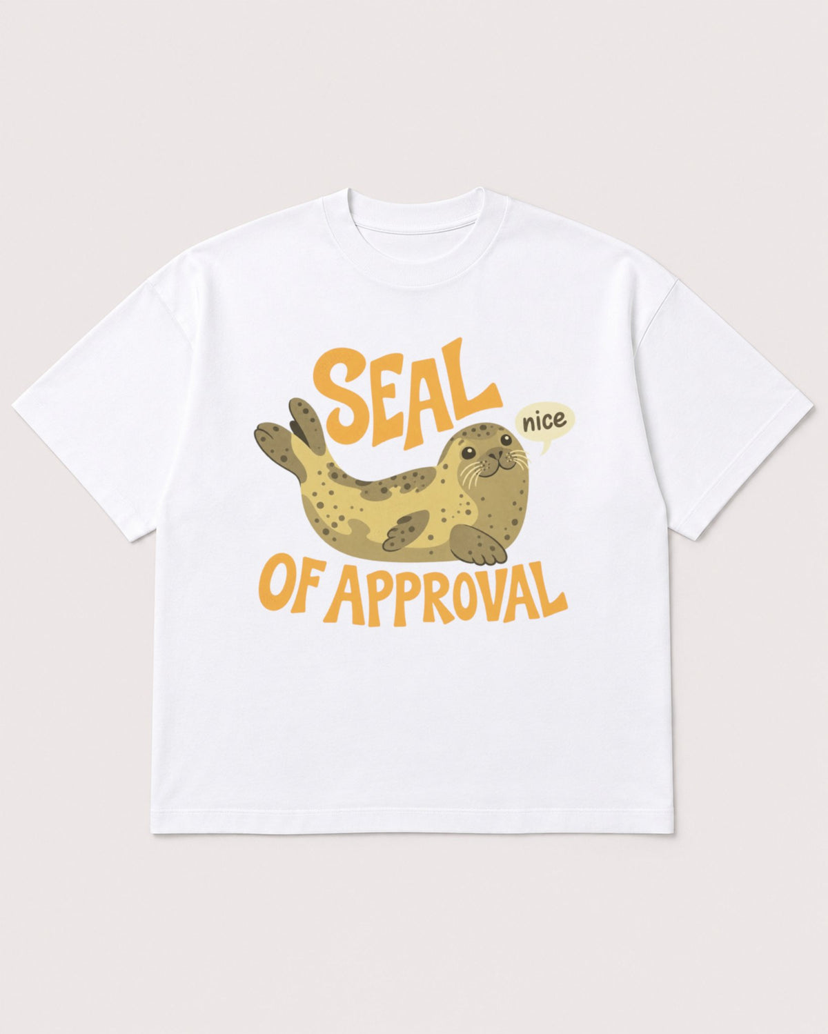 Mockup Boxy Heavyweight Tee White product