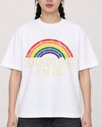 Mockup Boxy Heavyweight Tee White female close-up 43