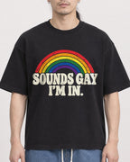 Mockup Boxy Heavyweight Tee Black male close-up 43