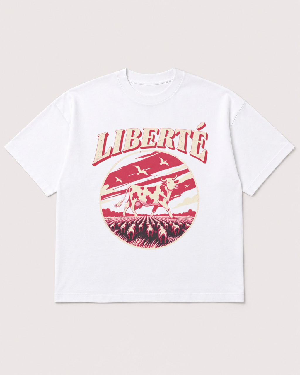 Mockup Boxy Heavyweight Tee White product