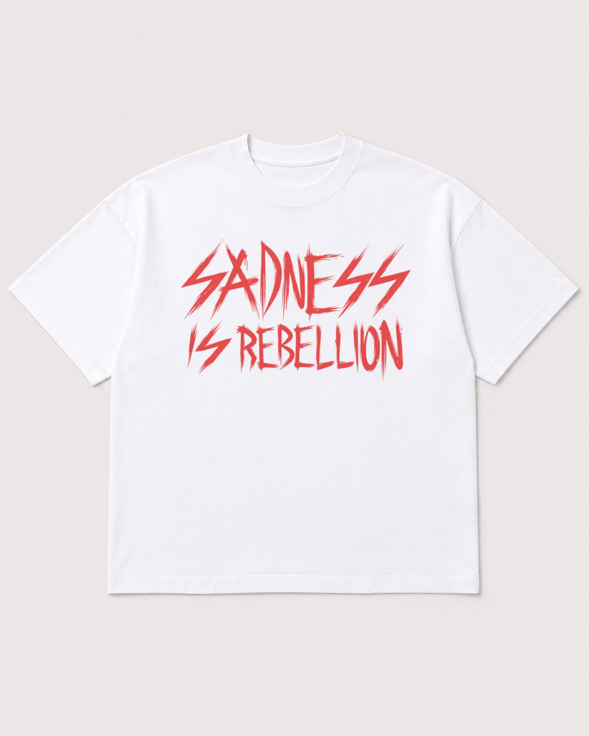 Mockup Boxy Heavyweight Tee White product