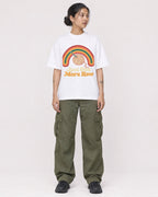 Mockup Boxy Heavyweight Tee White female full-body 12