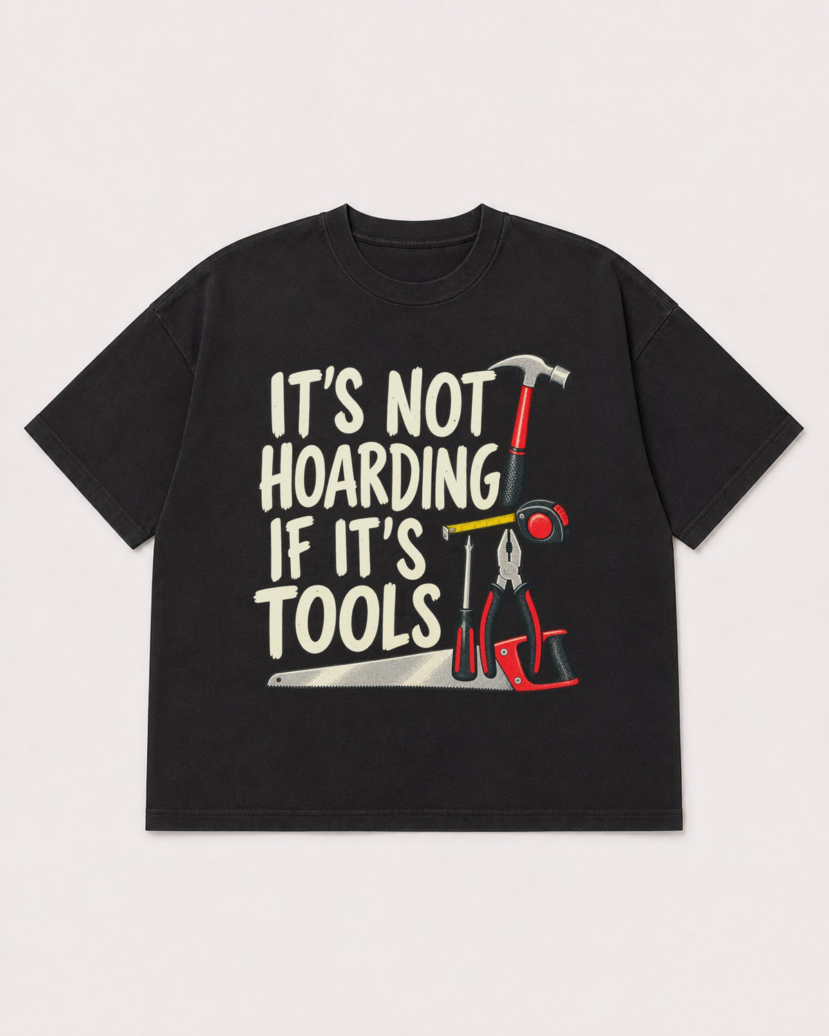 Mockup Boxy Heavyweight Tee Black product