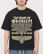 Mockup Boxy Heavyweight Tee Black male close-up 03