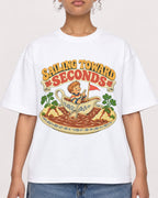 Mockup Boxy Heavyweight Tee White female close-up 20