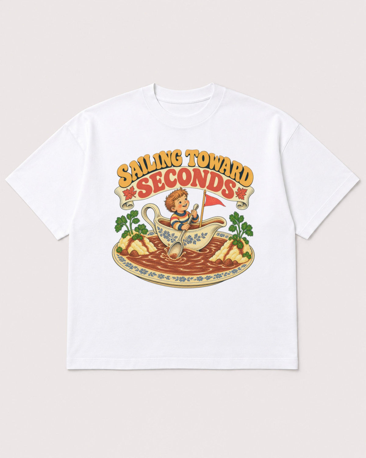Mockup Boxy Heavyweight Tee White product