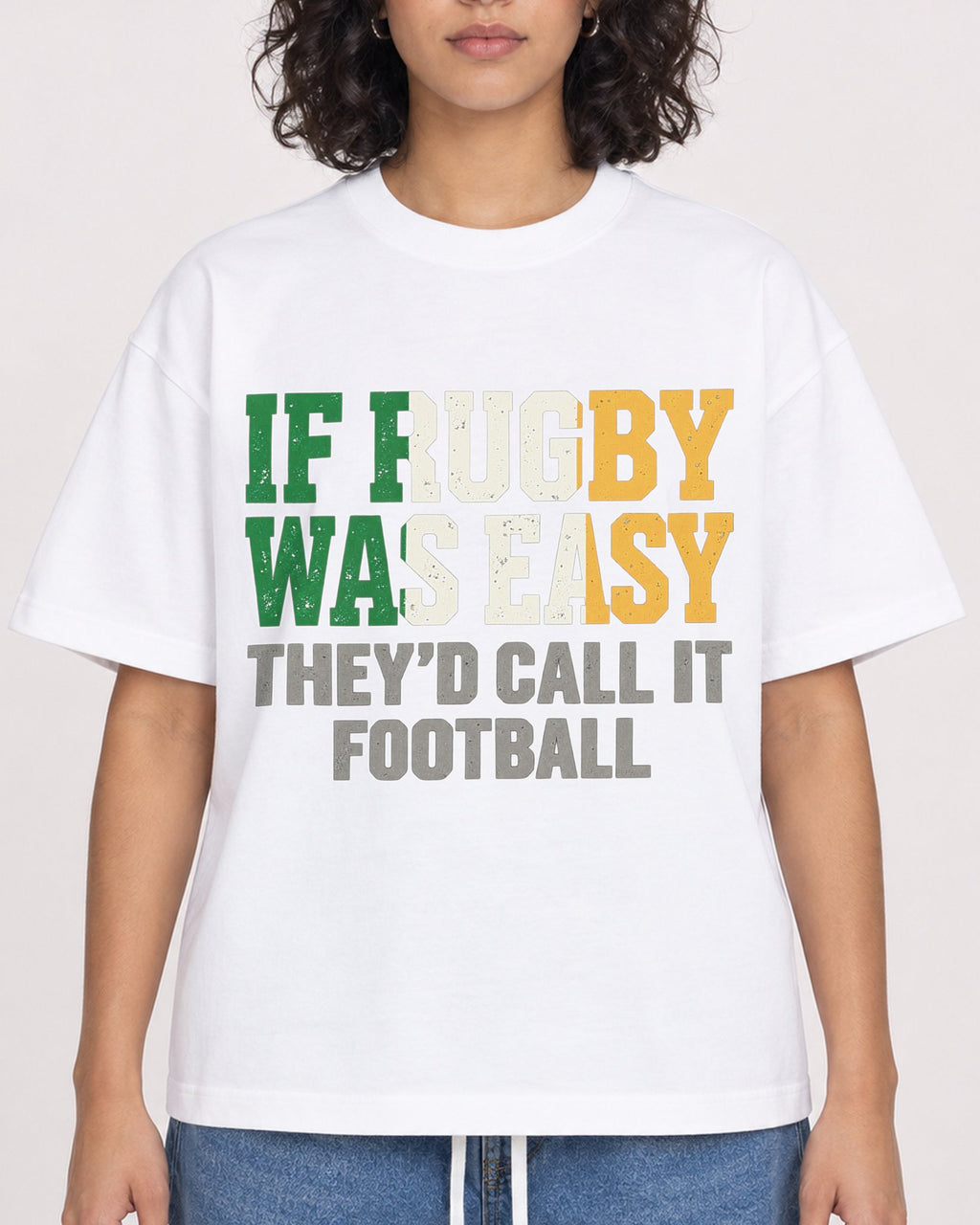 Mockup Boxy Heavyweight Tee White female close-up 26