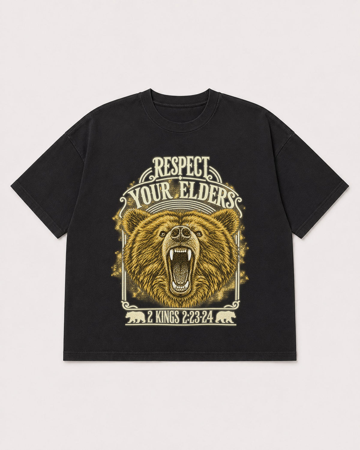 Mockup Boxy Heavyweight Tee Black product