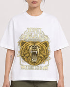 Mockup Boxy Heavyweight Tee White female close-up 12