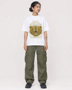 Mockup Boxy Heavyweight Tee White female full-body 12