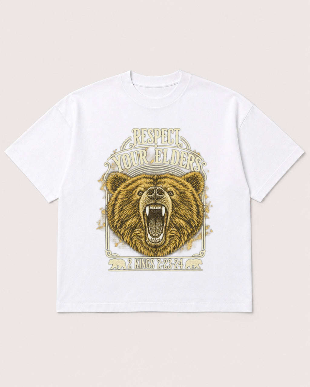 Mockup Boxy Heavyweight Tee White product