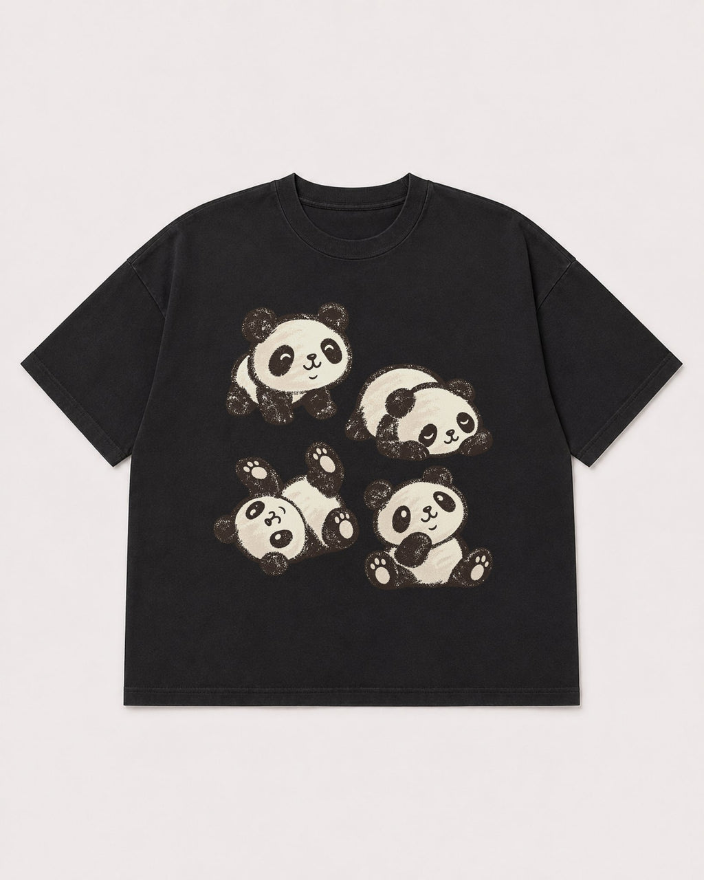 Mockup Boxy Heavyweight Tee Black product