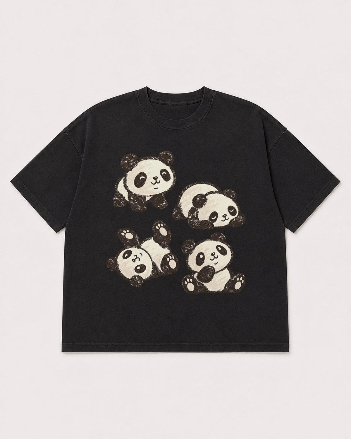 Mockup Boxy Heavyweight Tee Black product