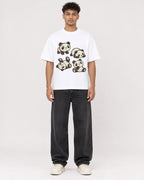 Mockup Boxy Heavyweight Tee White male full-body 20