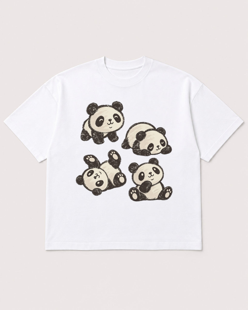Mockup Boxy Heavyweight Tee White product