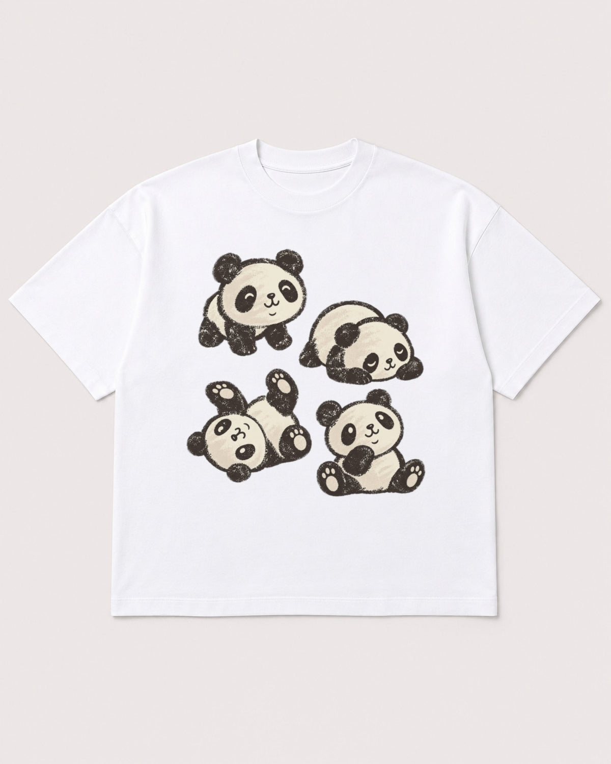 Mockup Boxy Heavyweight Tee White product