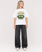 Mockup Boxy Heavyweight Tee White female full-body 08
