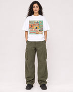 Mockup Boxy Heavyweight Tee White female full-body 07