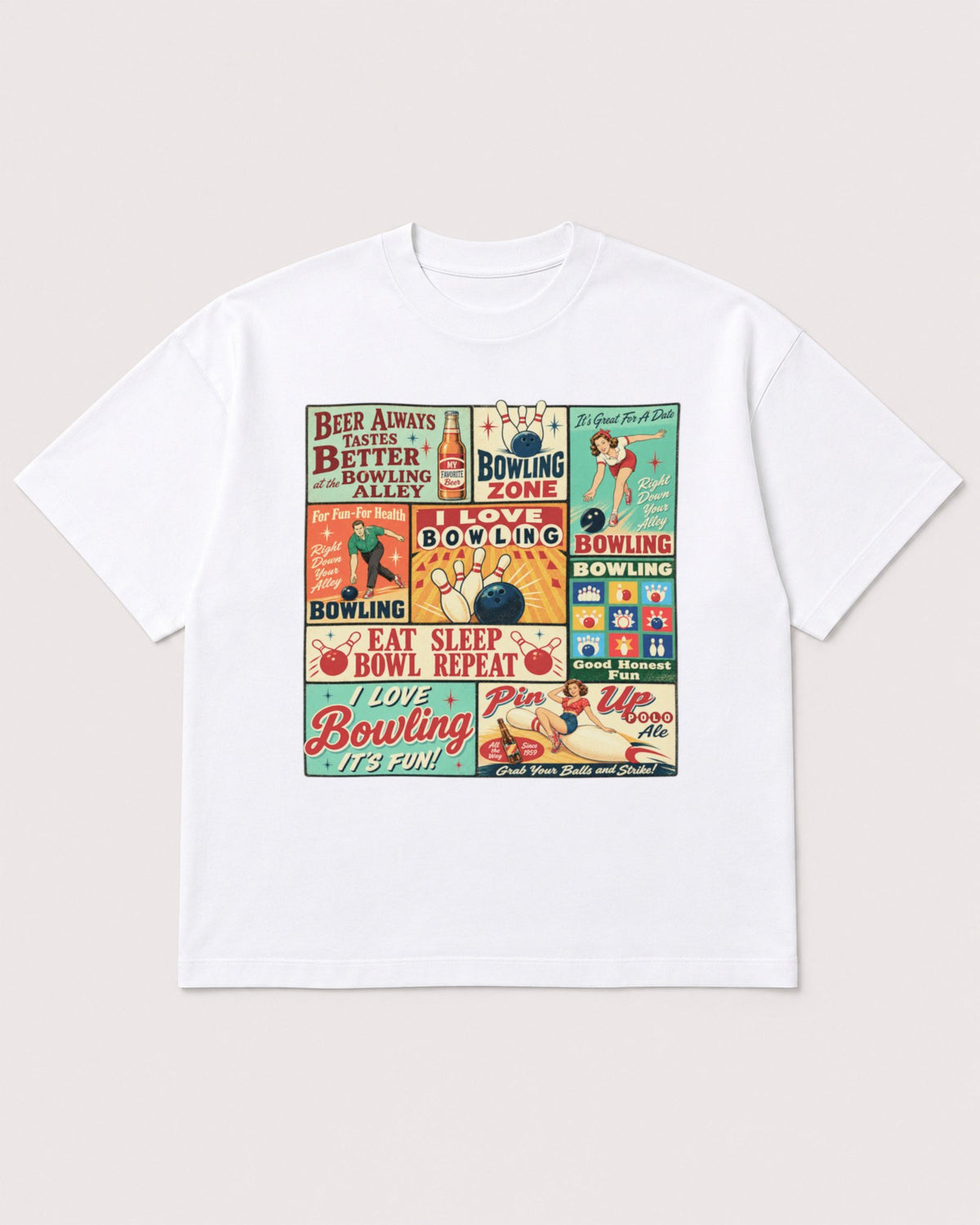 Mockup Boxy Heavyweight Tee White product