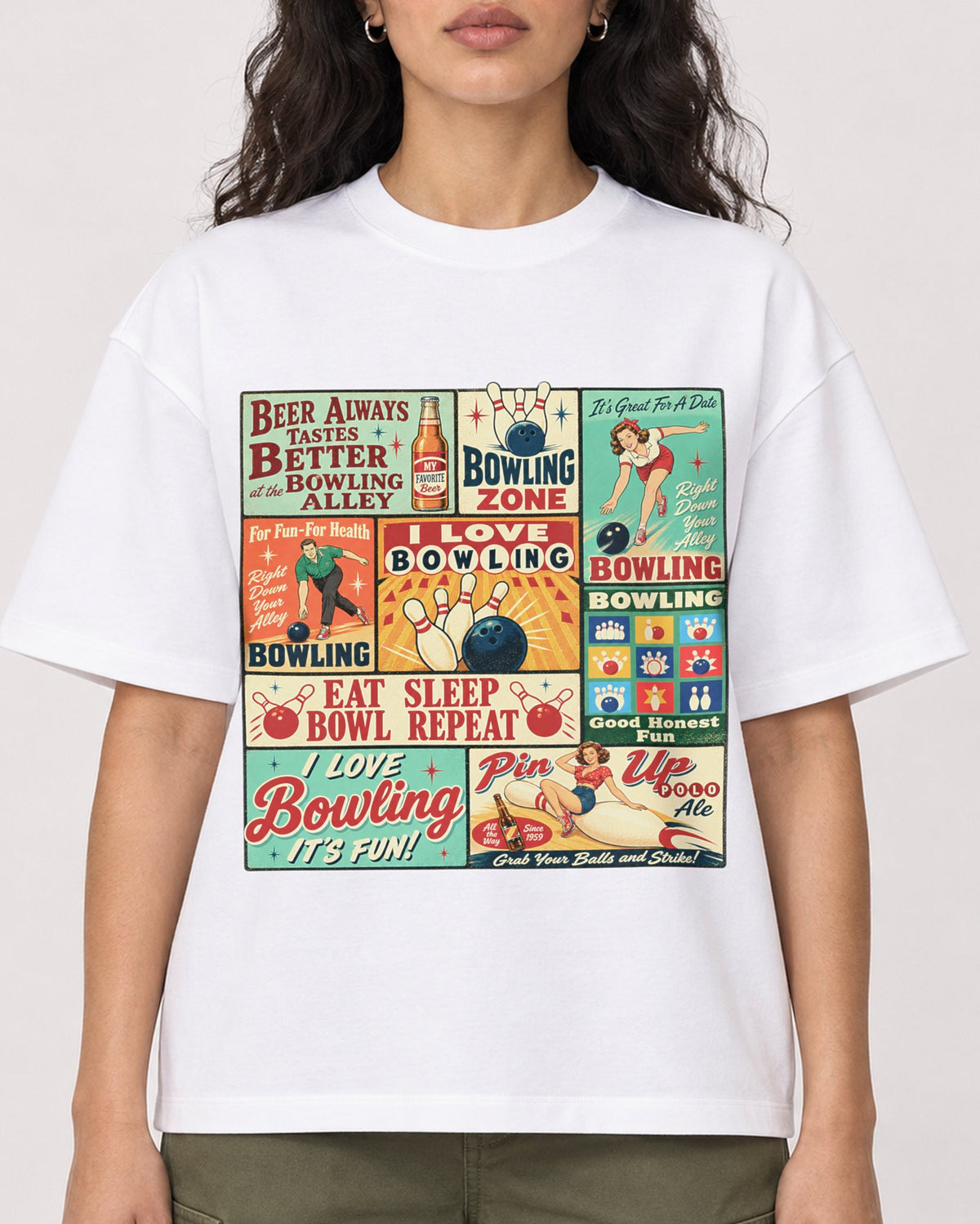 Mockup Boxy Heavyweight Tee White female close-up 07