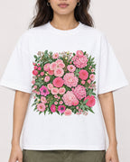 Mockup Boxy Heavyweight Tee White female close-up 02