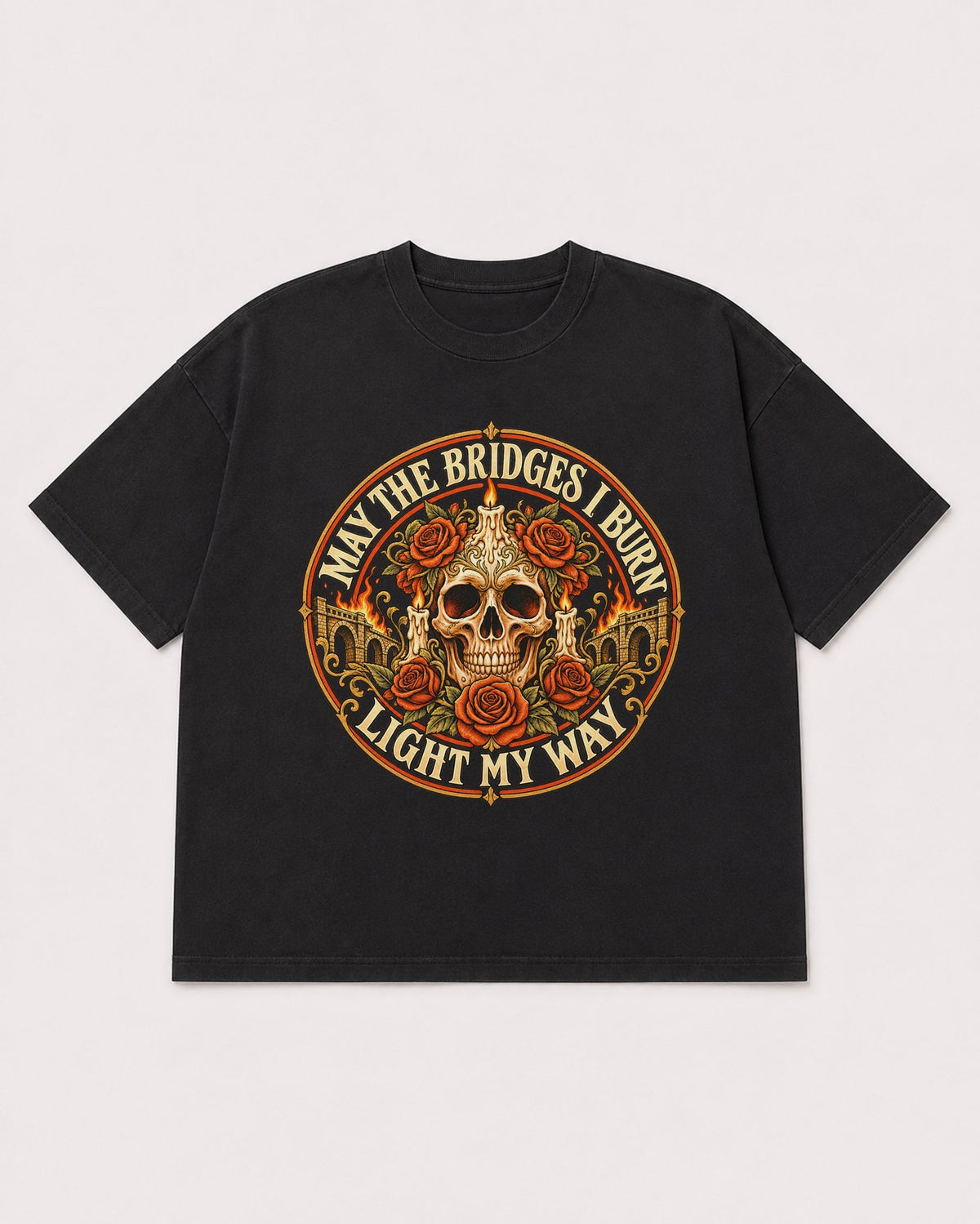 Mockup Boxy Heavyweight Tee Black product