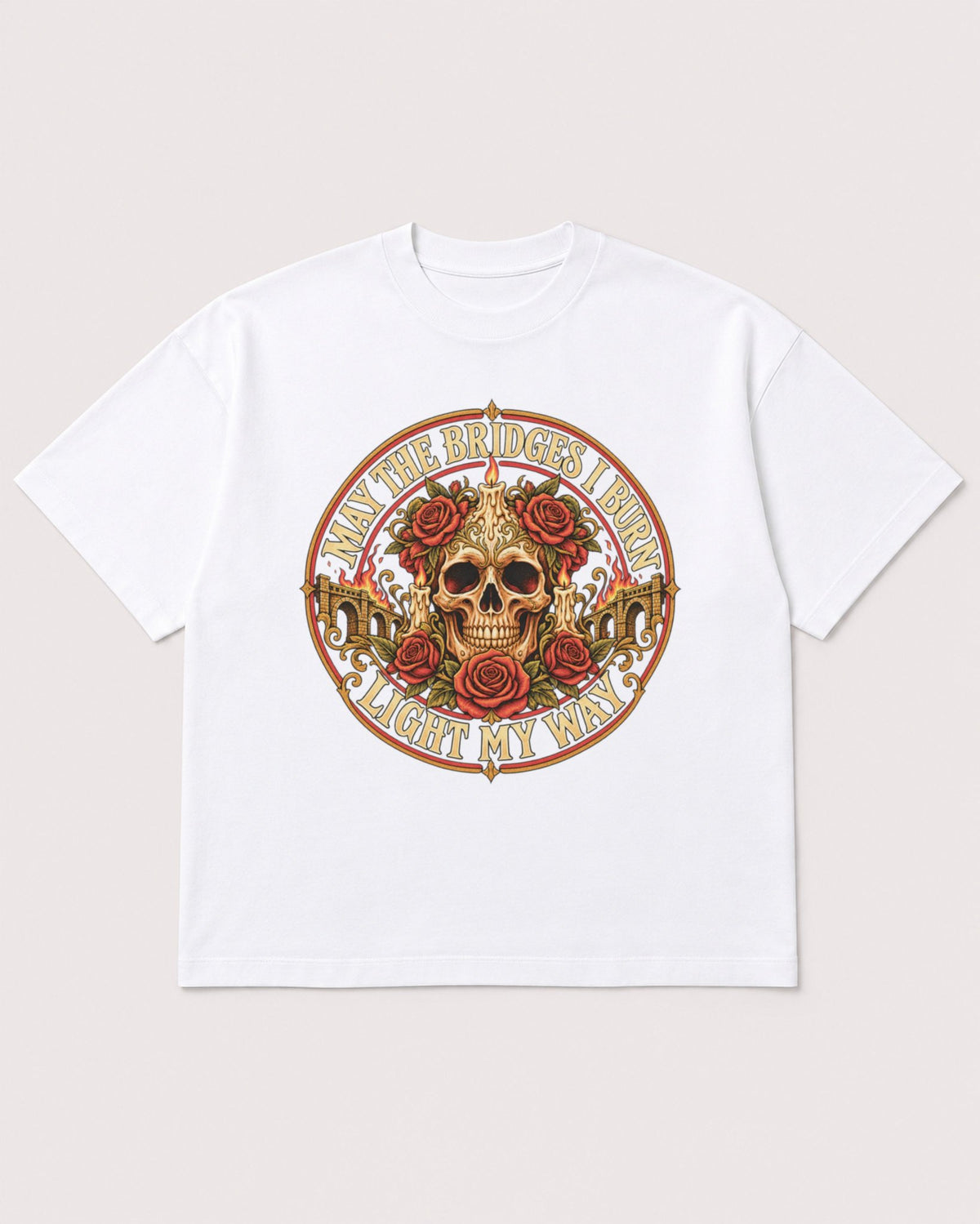 Mockup Boxy Heavyweight Tee White product