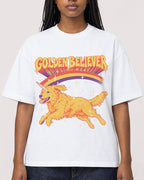 Mockup Boxy Heavyweight Tee White female close-up 04