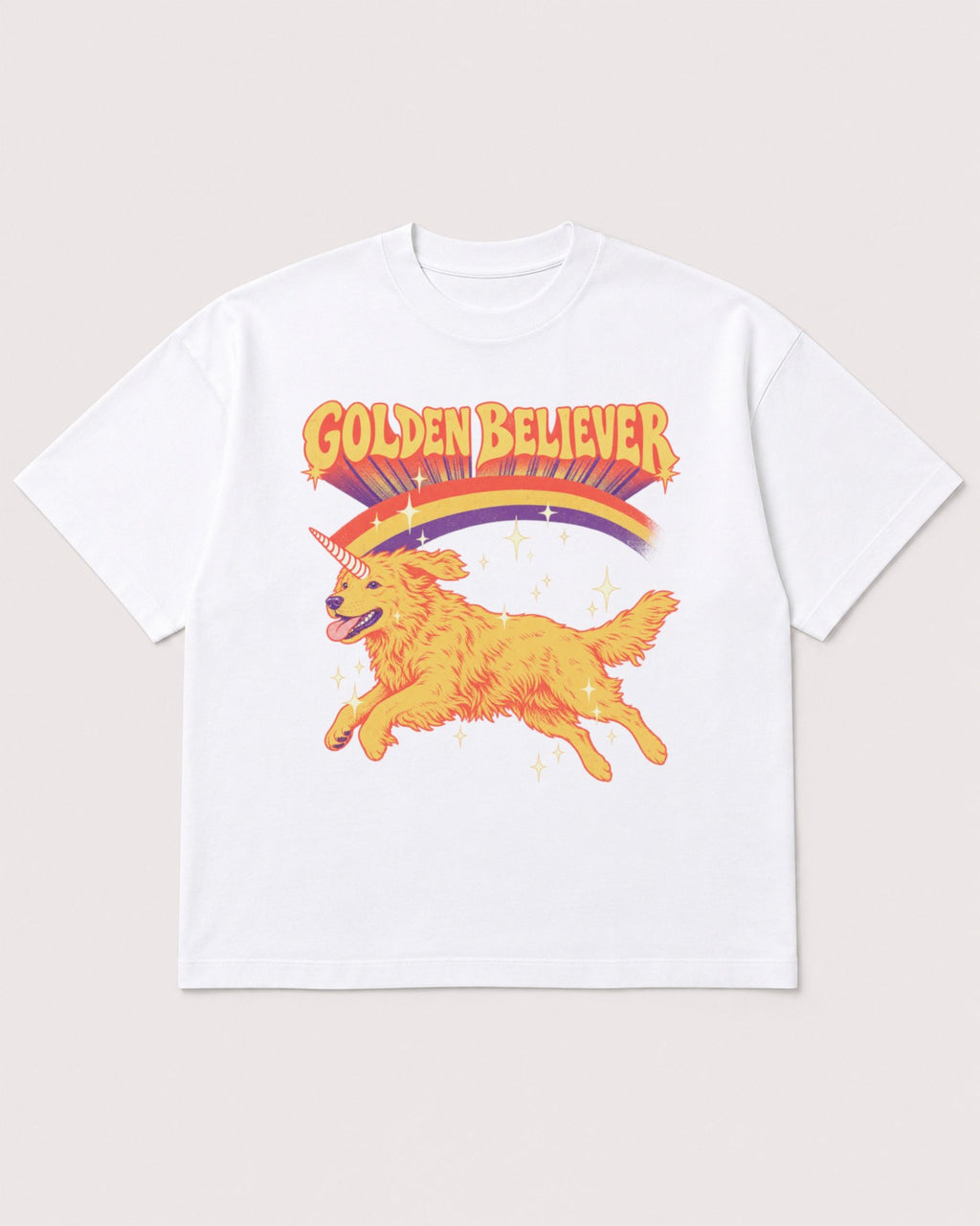 Mockup Boxy Heavyweight Tee White product