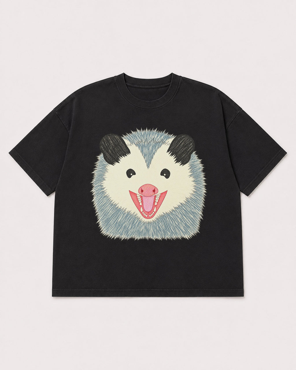 Mockup Boxy Heavyweight Tee Black product