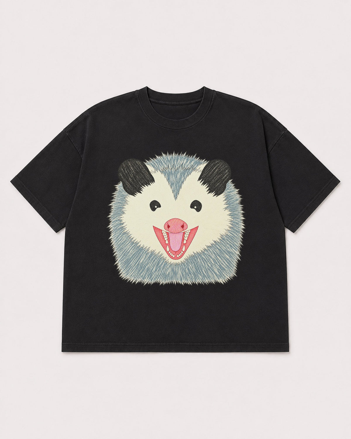 Mockup Boxy Heavyweight Tee Black product