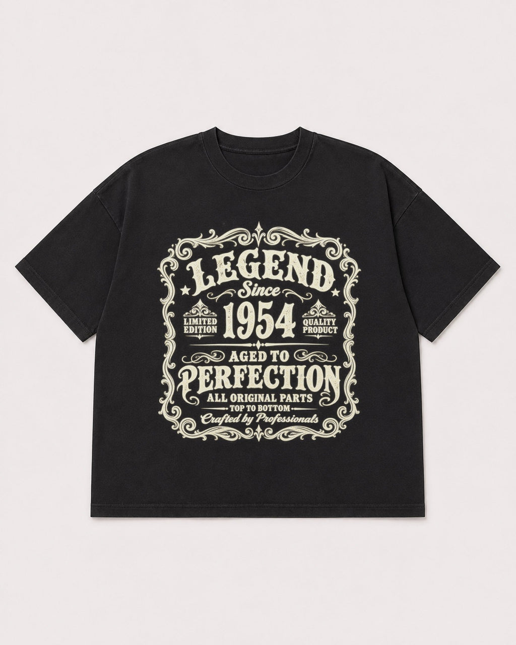 Mockup Boxy Heavyweight Tee Black product