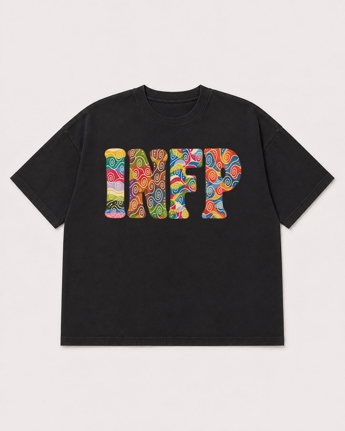 Mockup Boxy Heavyweight Tee Black product