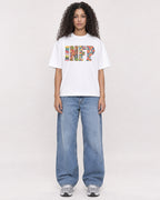 Mockup Boxy Heavyweight Tee White female full-body 10