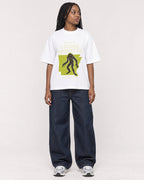Mockup Boxy Heavyweight Tee White female full-body 04