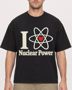 Mockup Boxy Heavyweight Tee Black male close-up 08