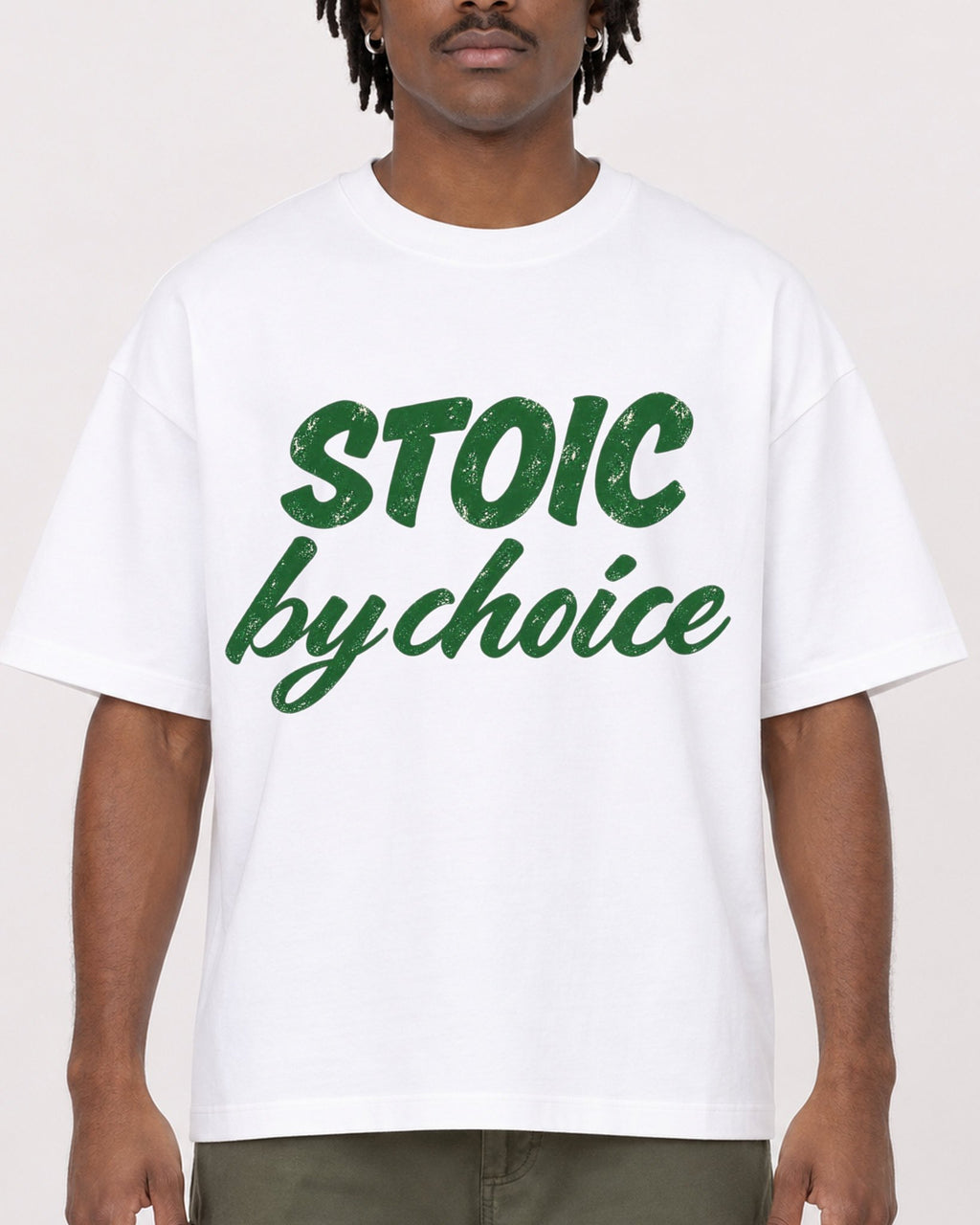 Mockup Boxy Heavyweight Tee White male close-up 04