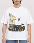 Mockup Boxy Heavyweight Tee White male close-up 03