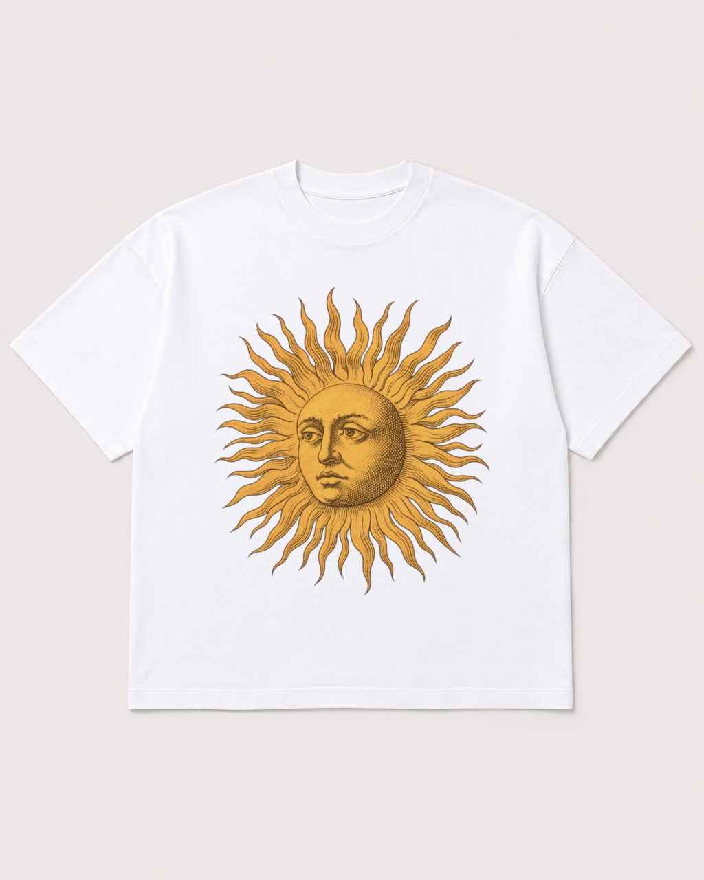 Mockup Boxy Heavyweight Tee White product