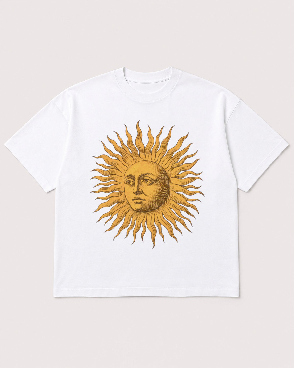 Mockup Boxy Heavyweight Tee White product