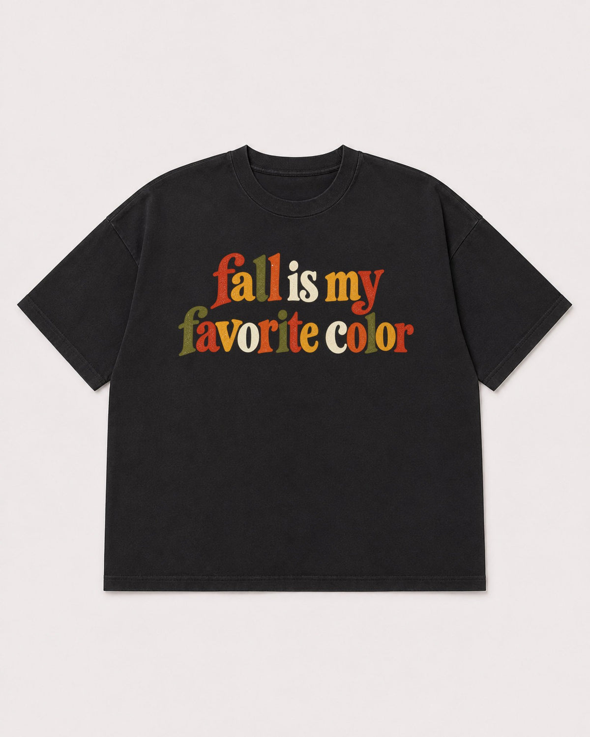Mockup Boxy Heavyweight Tee Black product