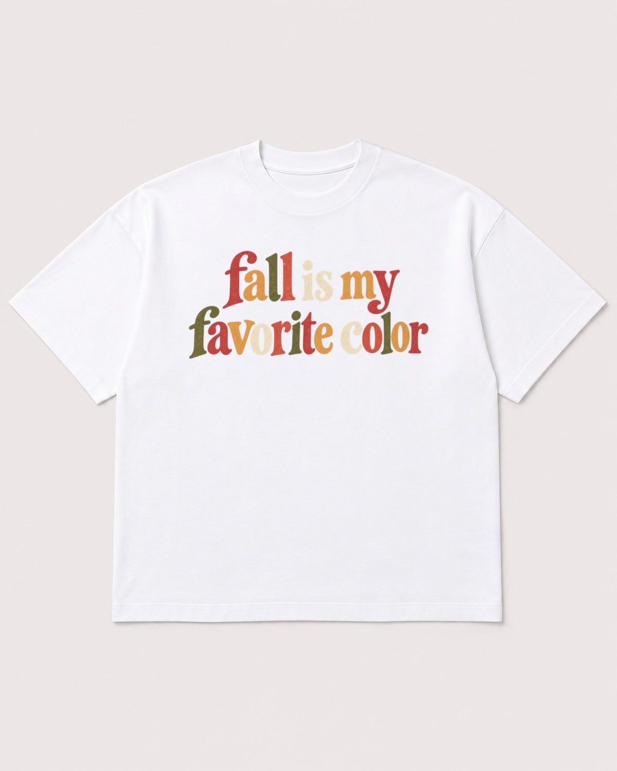 Mockup Boxy Heavyweight Tee White product